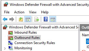 advancedfirewall options